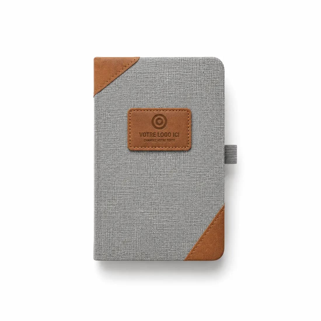 Bloc-notes en jean similicuir personnalisé avec logo - Bloc-notes, carnets et articles de bureau personnalisés personnalisé Maroc
