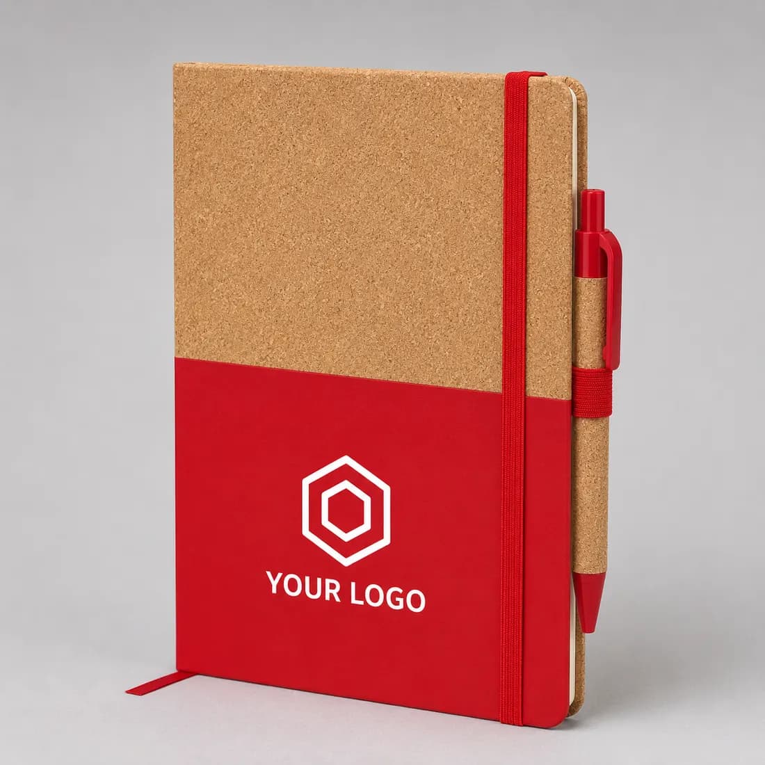 Notebook écologique en liège personnalisé avec logo - Bloc-notes, carnets et articles de bureau personnalisés personnalisé Maroc