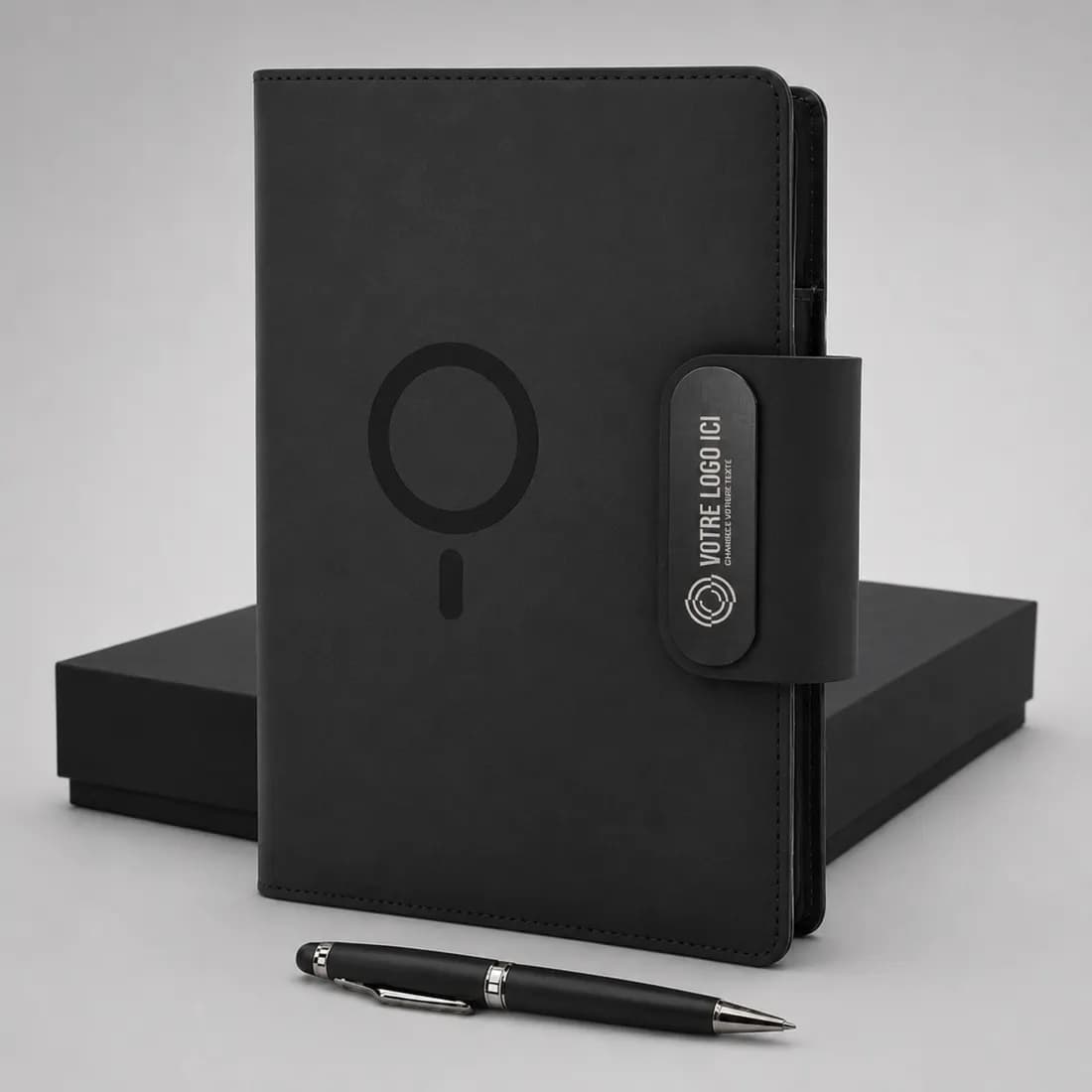Bloc-notes personnalisable personnalisé avec logo - Coffrets cadeaux d'entreprise personnalisés personnalisé Maroc