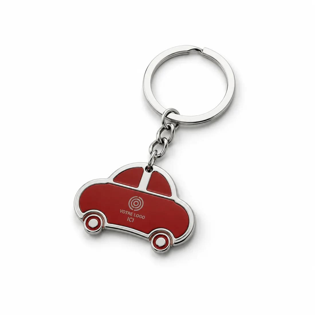 Porte-clés forme voiture personnalisé avec logo - Porte-clés personnalisés pas chers personnalisé Maroc